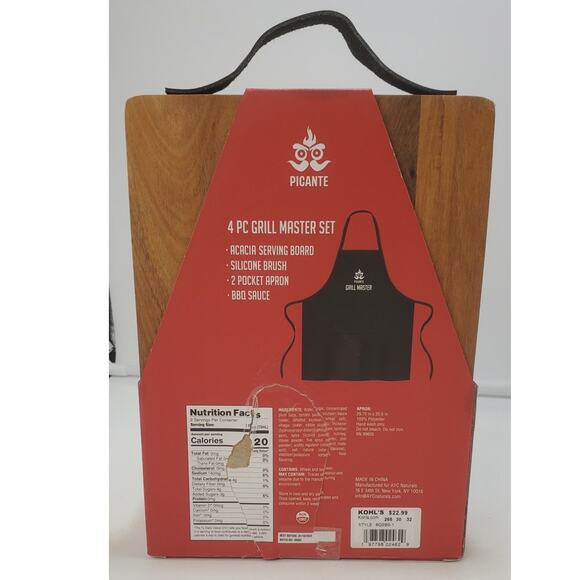 Picante 4 Piece Grill Master Set, **NEW** - Picture 4 of 5